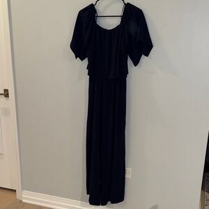 Elegant Navy Blue Women's Jumpsuit